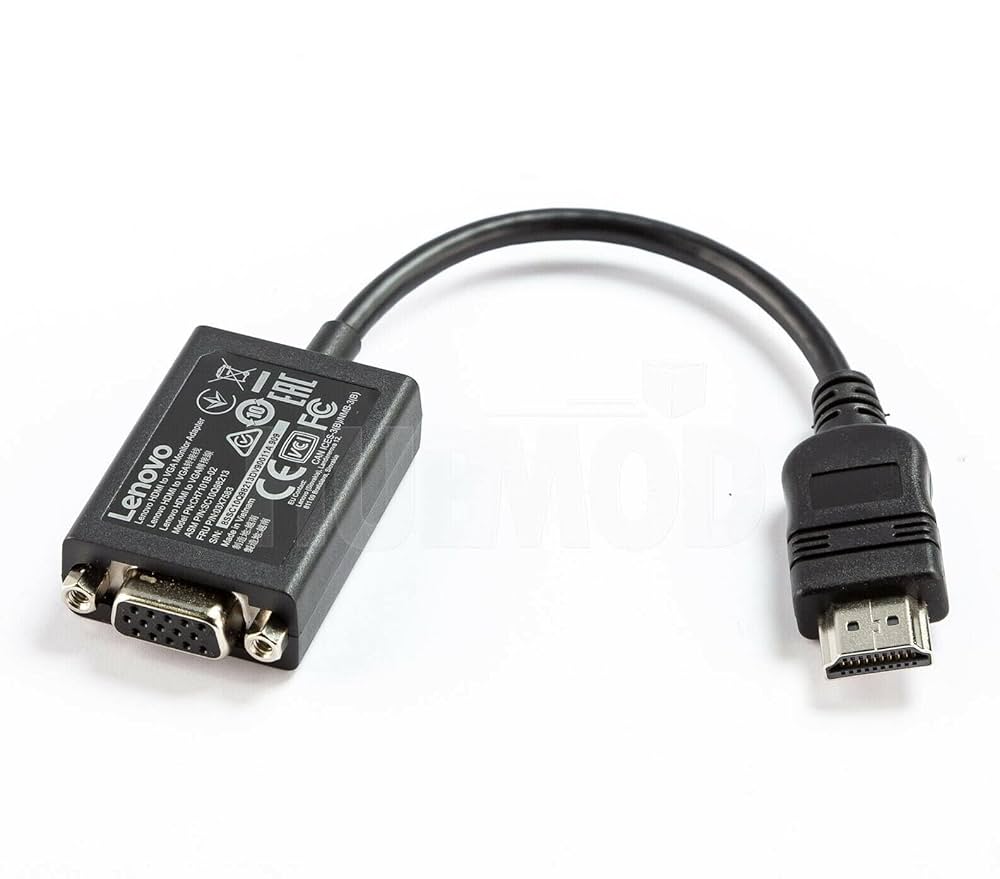 Adaptador HDMI a VGA original LENOVO