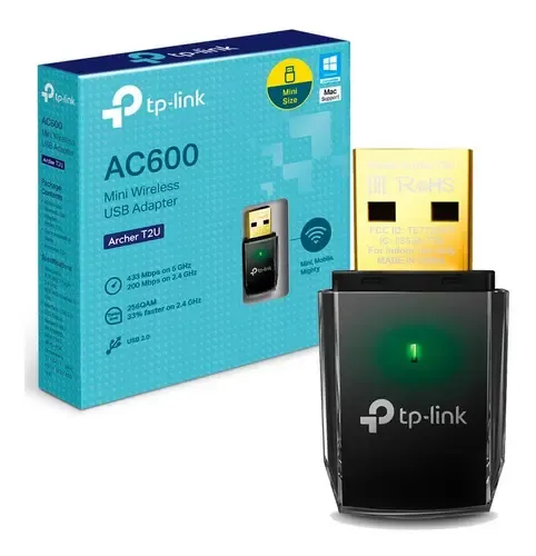 Adaptador USB WIFI TP-LINK ARCHER T2U AC600 doble banda