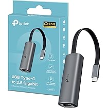 Adaptador de red USB tipo C a Ethernet TP-LINK UE302C de 2.5GB