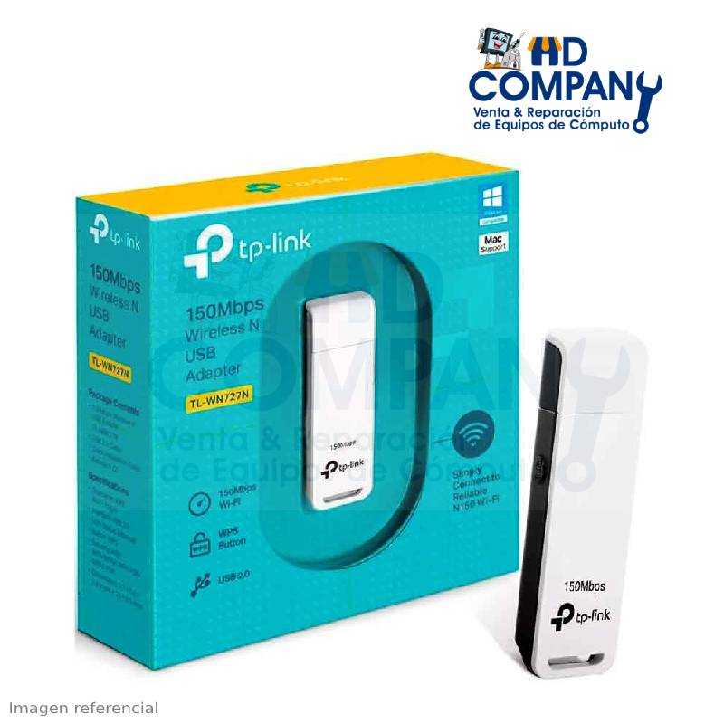 Adaptador inalambrico TP-LINK TL-WN727N 150MBPS WI-FI