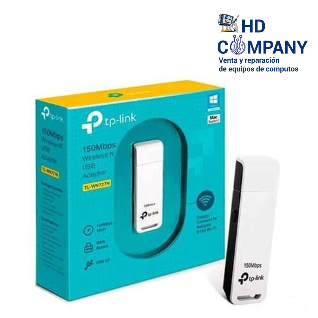 Adaptador inalambrico TP-LINK TL-WN727N 150MBPS WI-FI