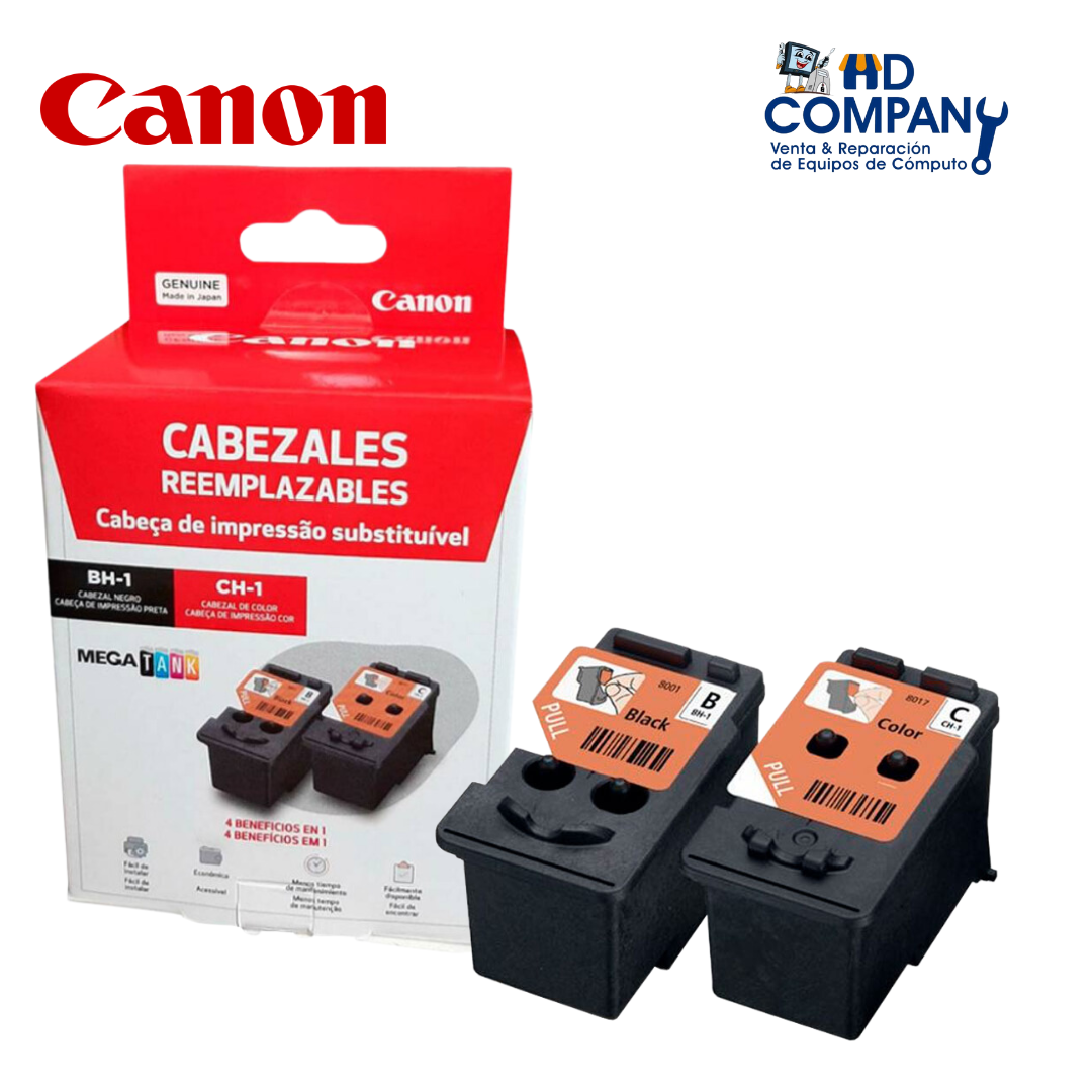 KITCABEZAL CANON NEGRO BH-1+COLOR CH-1 P/ G3111/ 3110/ 3100/ 4100/ 2110