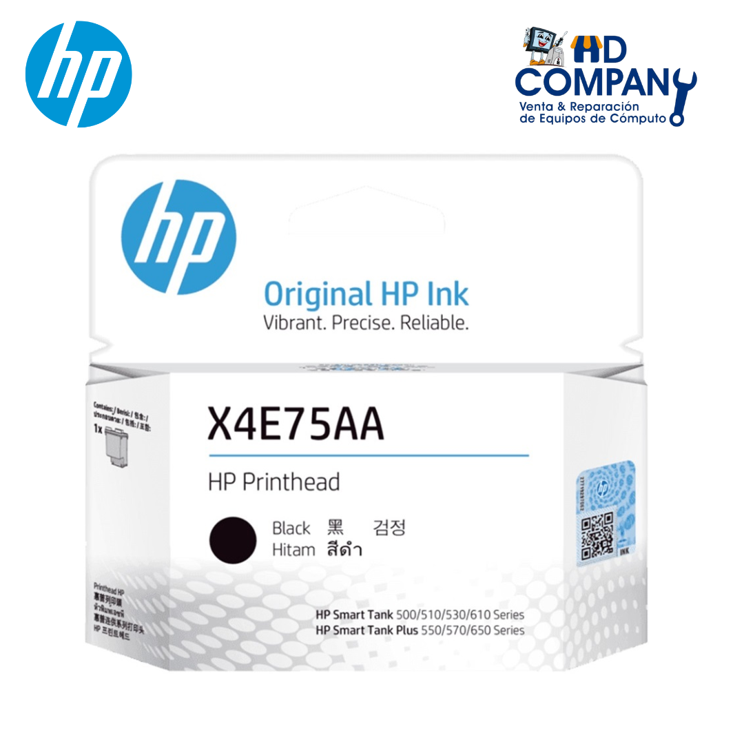 CABEZAL HP X4E75AA BLACK P/SMART TANK 510/ 515/ 530/ 615