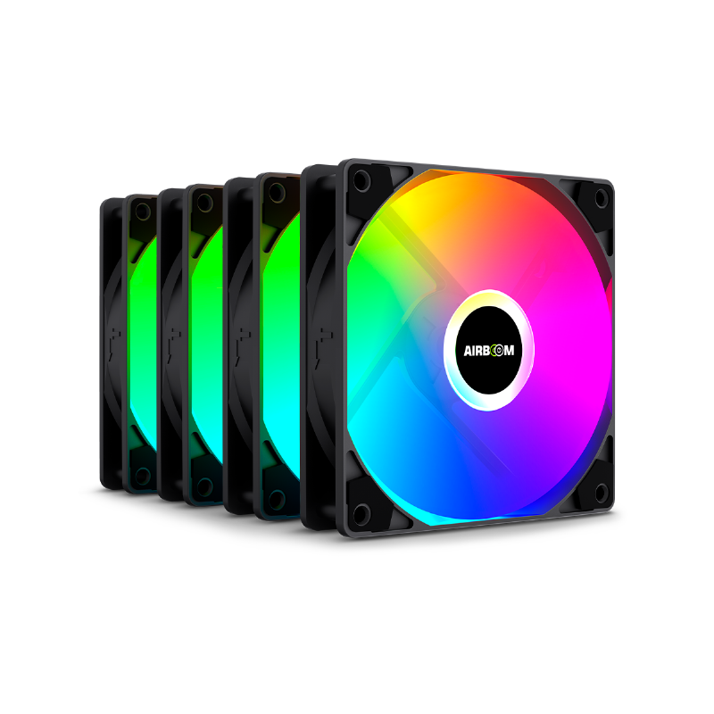 COOLER LED SPRINKLER ARGB 4FANS PARA CASE GAMER AIRBOOM AB200