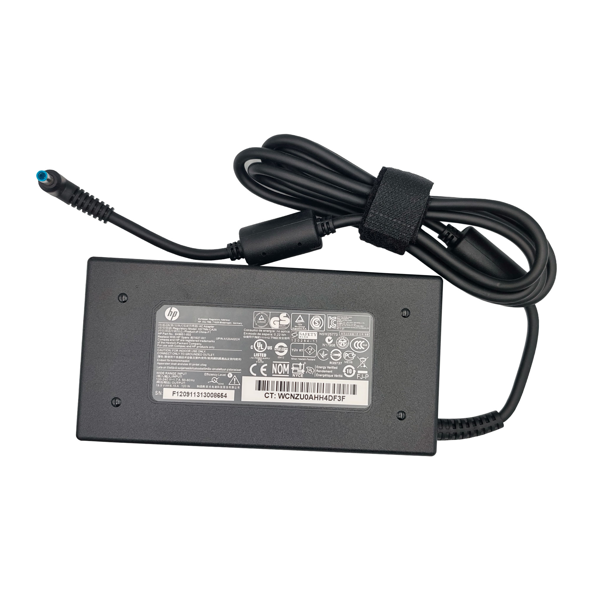 Cargador para HP 19.5V 6.15A | punta ENVY (original)