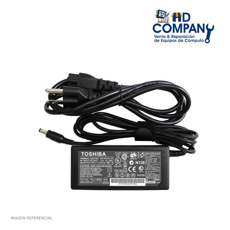 Cargador TOSHIBA 19V 1.58v|punta pequeña