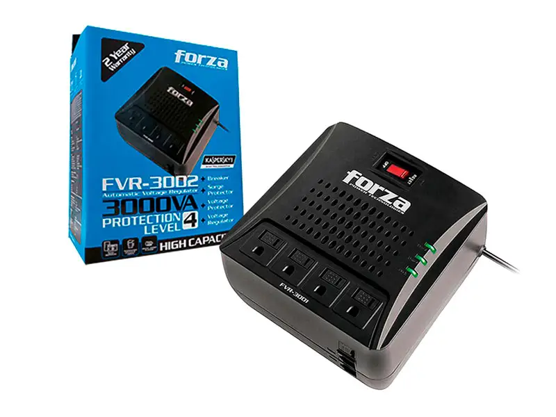 ESTABILIZADOR FORZA FVR-3002  3000VA/1500