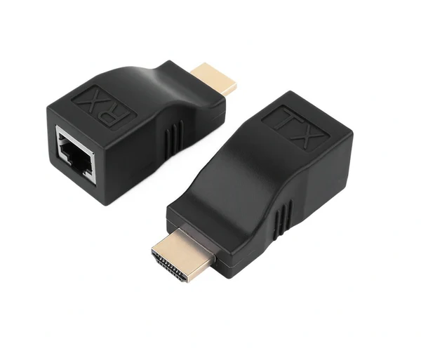 EXTENSOR HDMI a Rj45 Hembra X2 30m FHD 1080p
