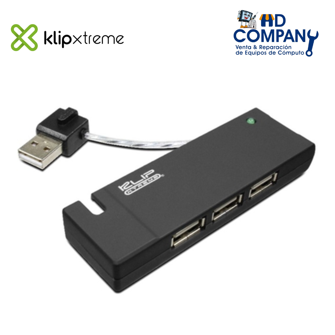 Hub usb KLIP XTREME KUH-400B 4 puertos