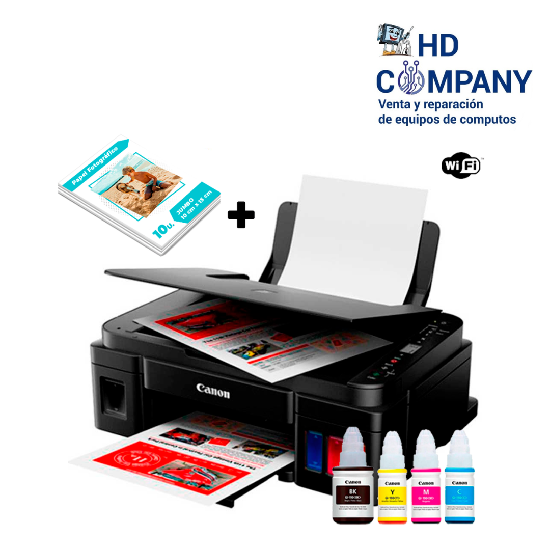 Impresora CANON multifuncional G3110 IMPRIME/ COPIA/ ESCANEA/ WIFI