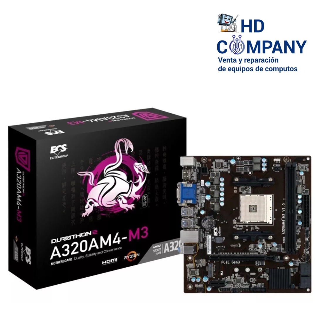 MAINBOARD PARA AMD ECS DURATHON 2 A320AM4-M3D