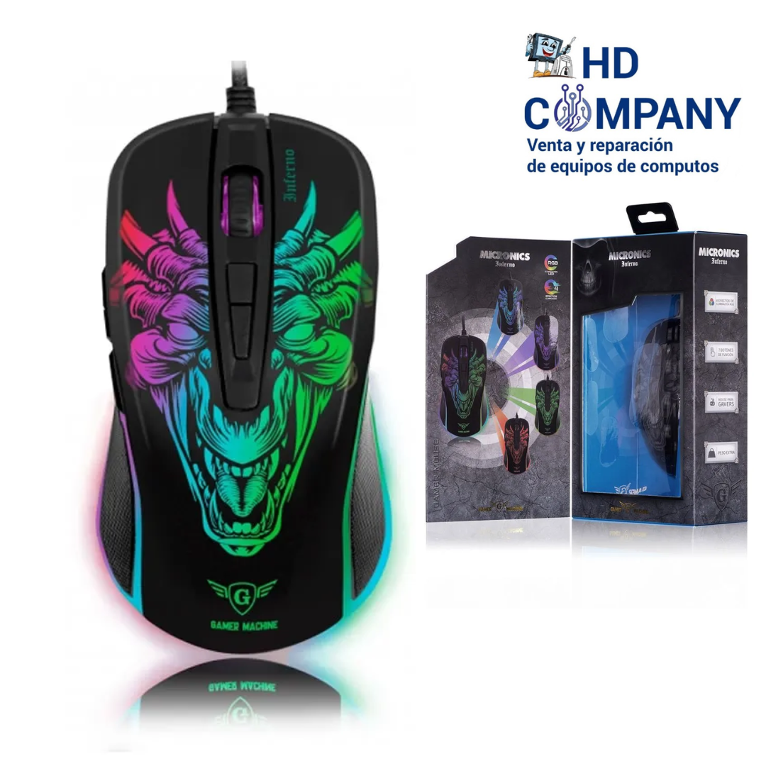 MOUSE GAMER MICRONICS inferno MIC M816 | DPI 3200