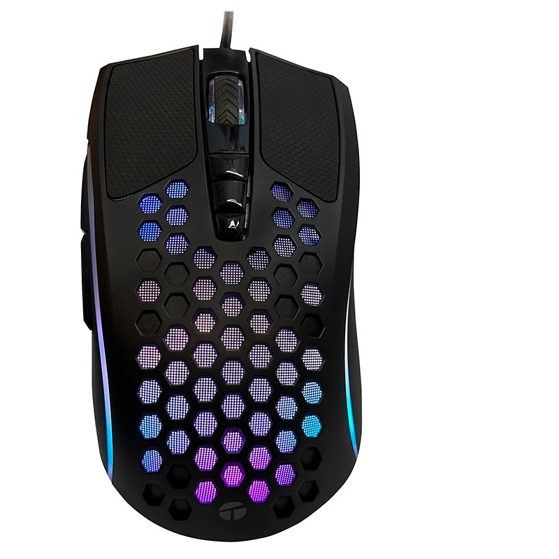 MOUSE GAMER RGB TEROS TE-1210G 7 BOTONES|DPI 6200 USB