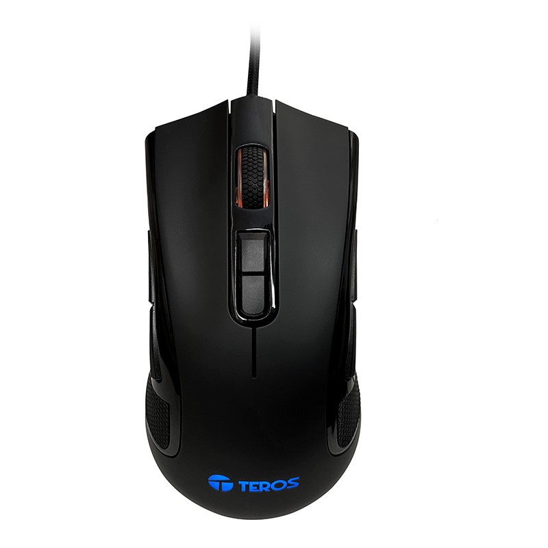 MOUSE GAMER TEROS RGB TE-5167N 8 BOTONES|DPI 12800 USB