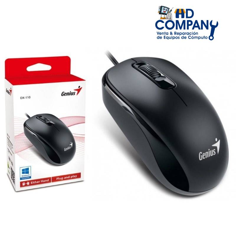 Mouse GENIUS DX-110 USB negro