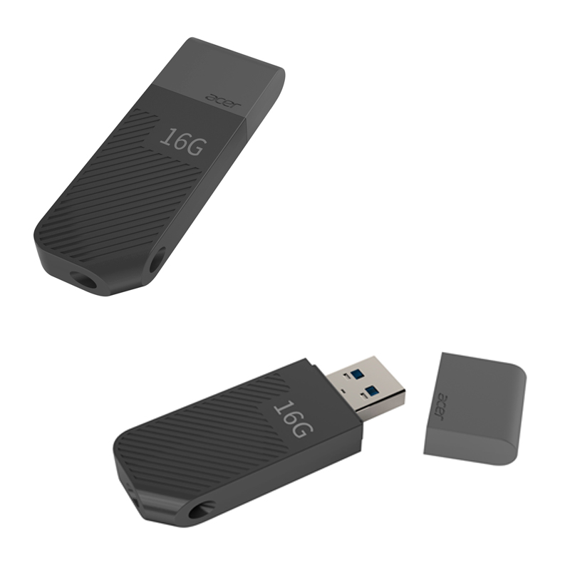 Memoria USB Acer UP300, 16GB, USB 3.0 BLACK