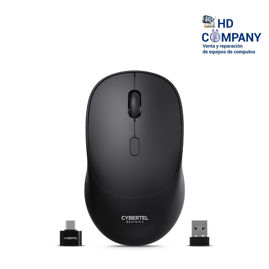 Mouse BT Inalámbrico Recargable Cybertel Beatnik3 M704-3M