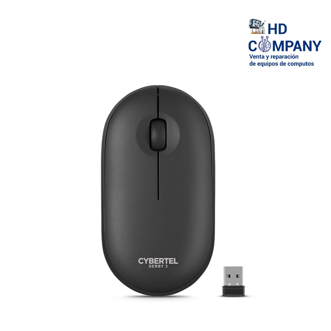 Mouse DERBY 3 CYB M320-3M BT WIFI RECARGABLE CYBERTEL COLOR NEGRO BLACK