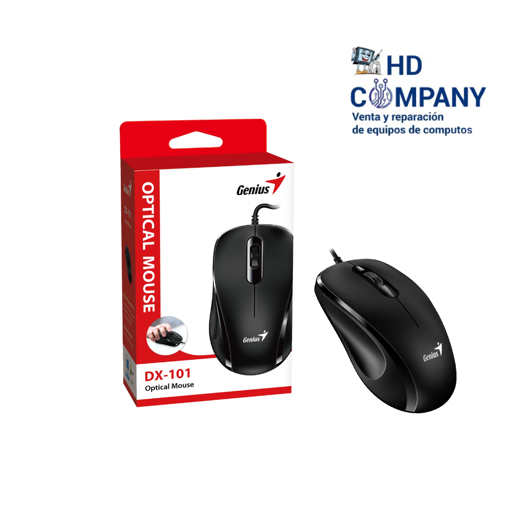 Mouse GENIUS DX-101 USB negro