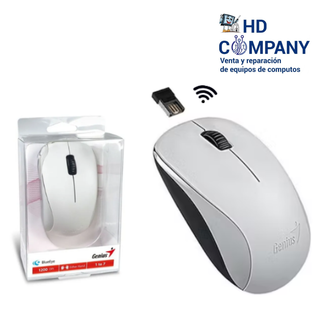 Mouse GENIUS NX-7000 inalambrico blanco