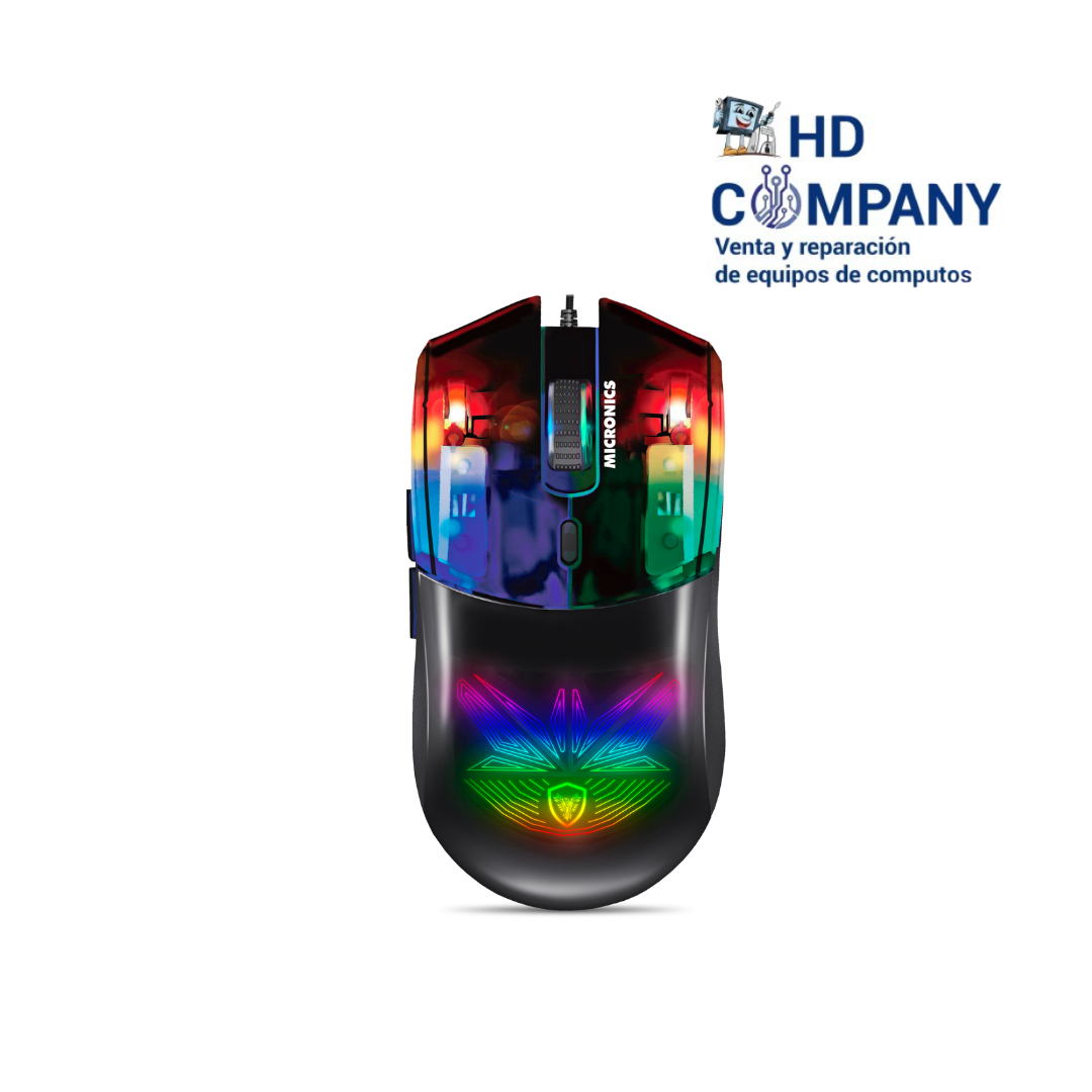 Mouse Gamer SPECTRE MIC GM812 USB RGB 7B 12800DPI MICRONICS
