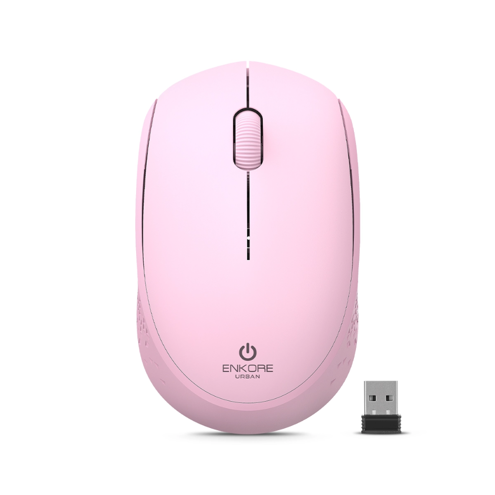 Mouse Inalámbrico WIFI Urban EKM 203P Rosado PINK- Enkore