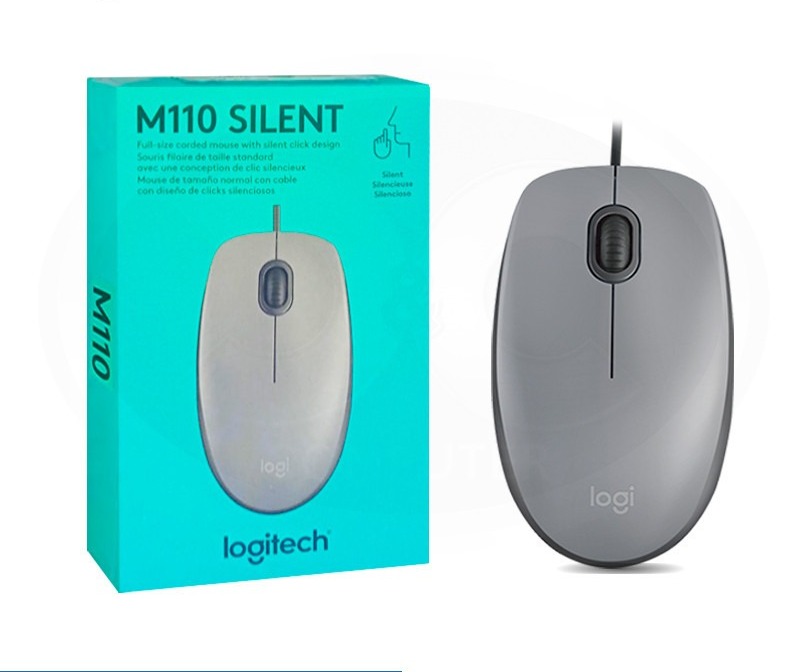 Mouse LOGITECH M110 SILENT USB SILVER
