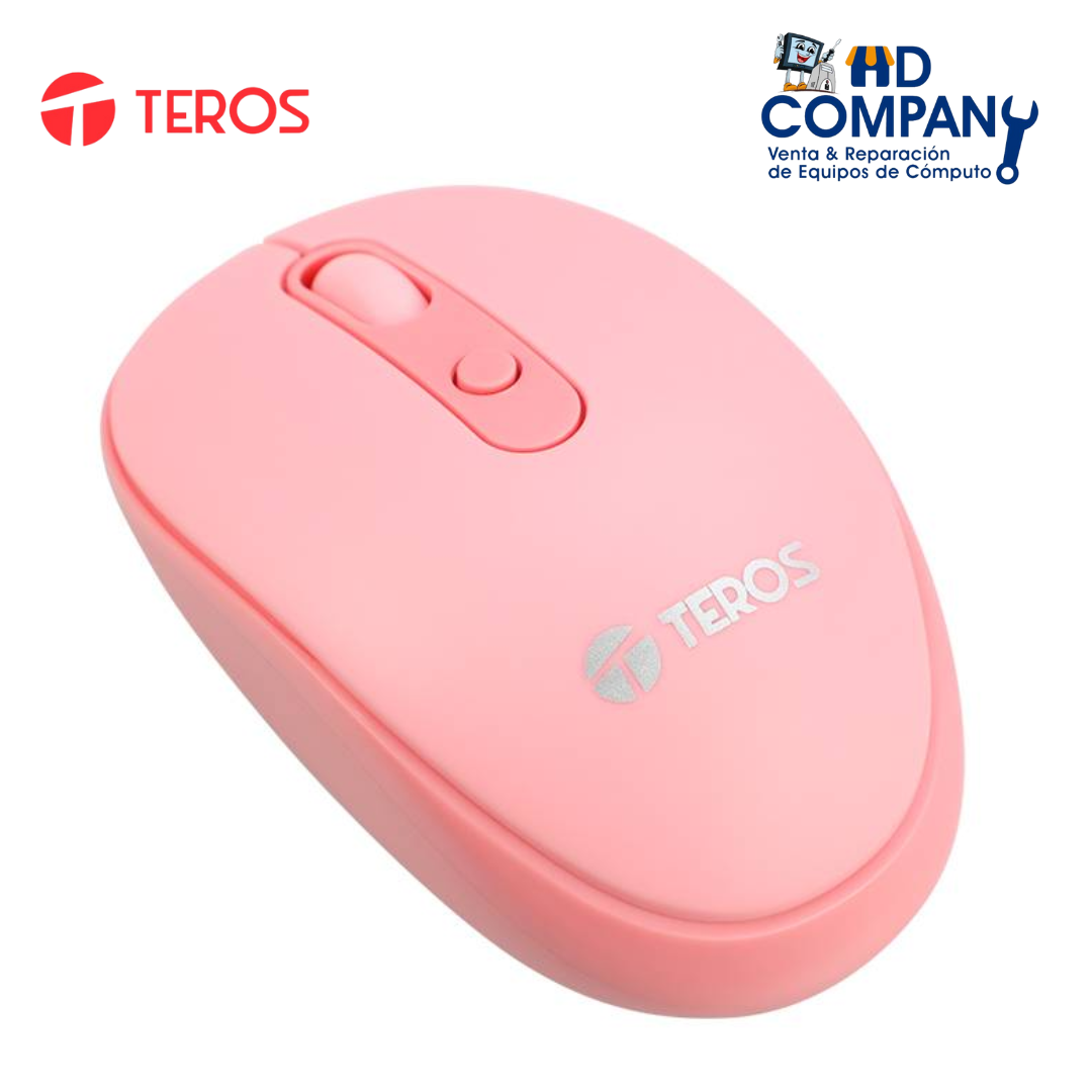 Mouse inalámbrico TE-5075 ROSADO