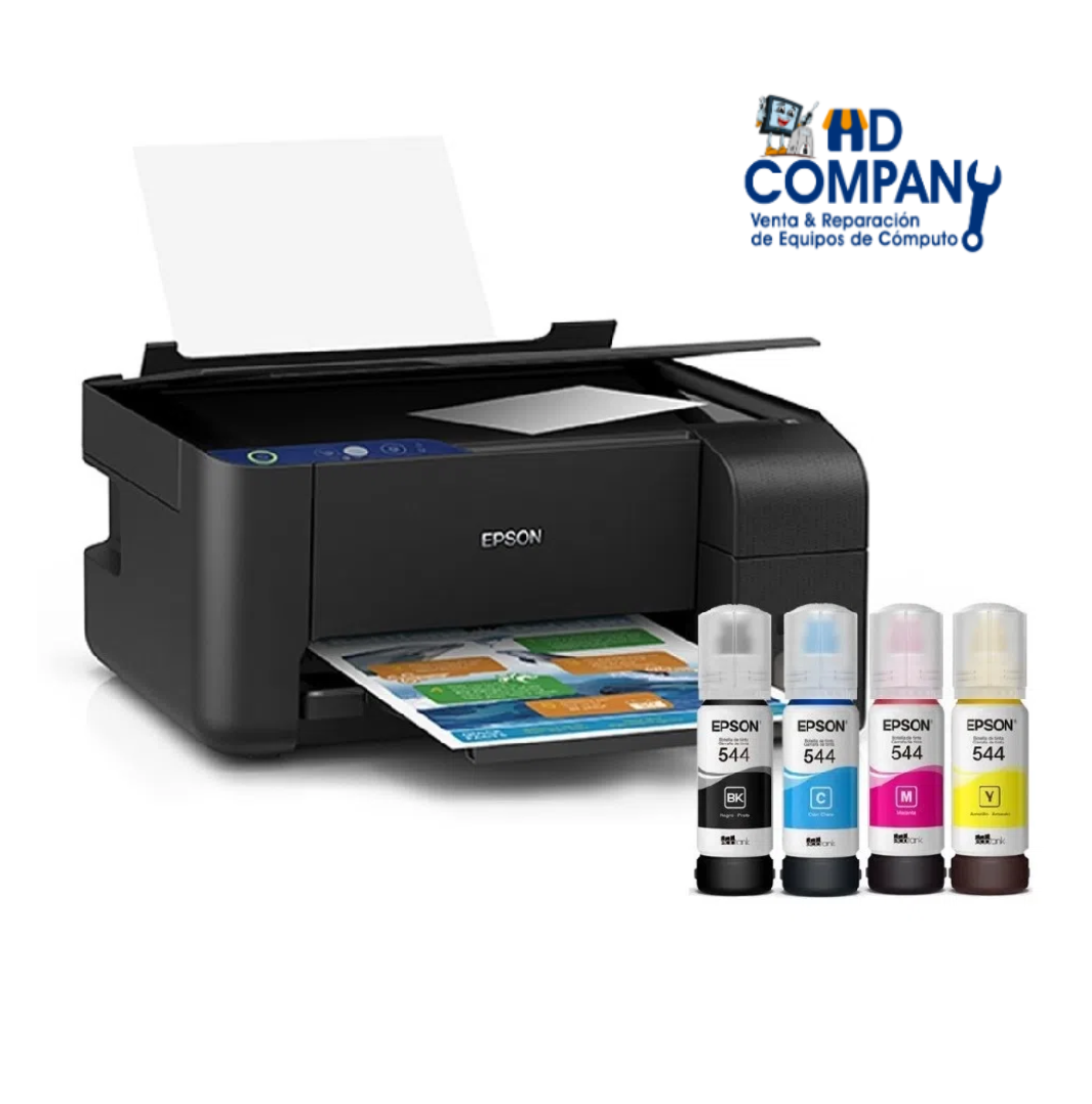 IMPRESORA MULTIFUNCIONAL EPSON L3210, Imprime / Escanea / Copia / USB