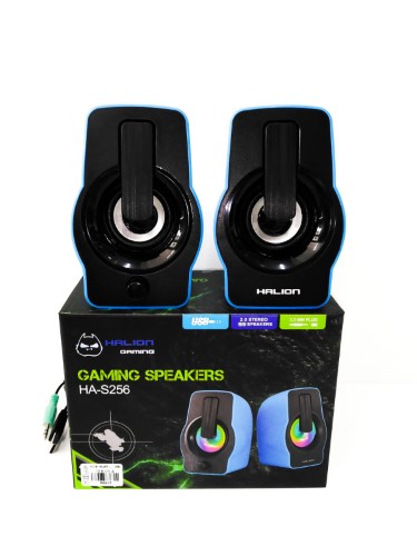 PARLANTE HALION 2.0 GAMER USB HA-S256 LED