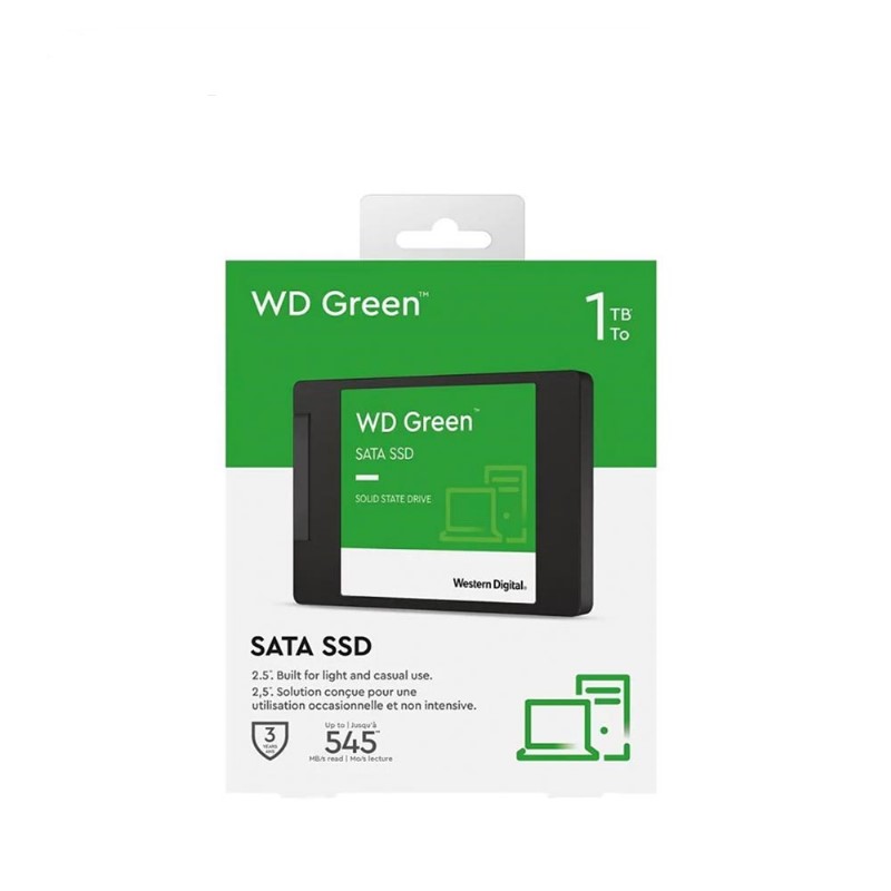 SSD solido WESTERN DIGITAL GREEN 1TB SATA(WDS100T3G0A)