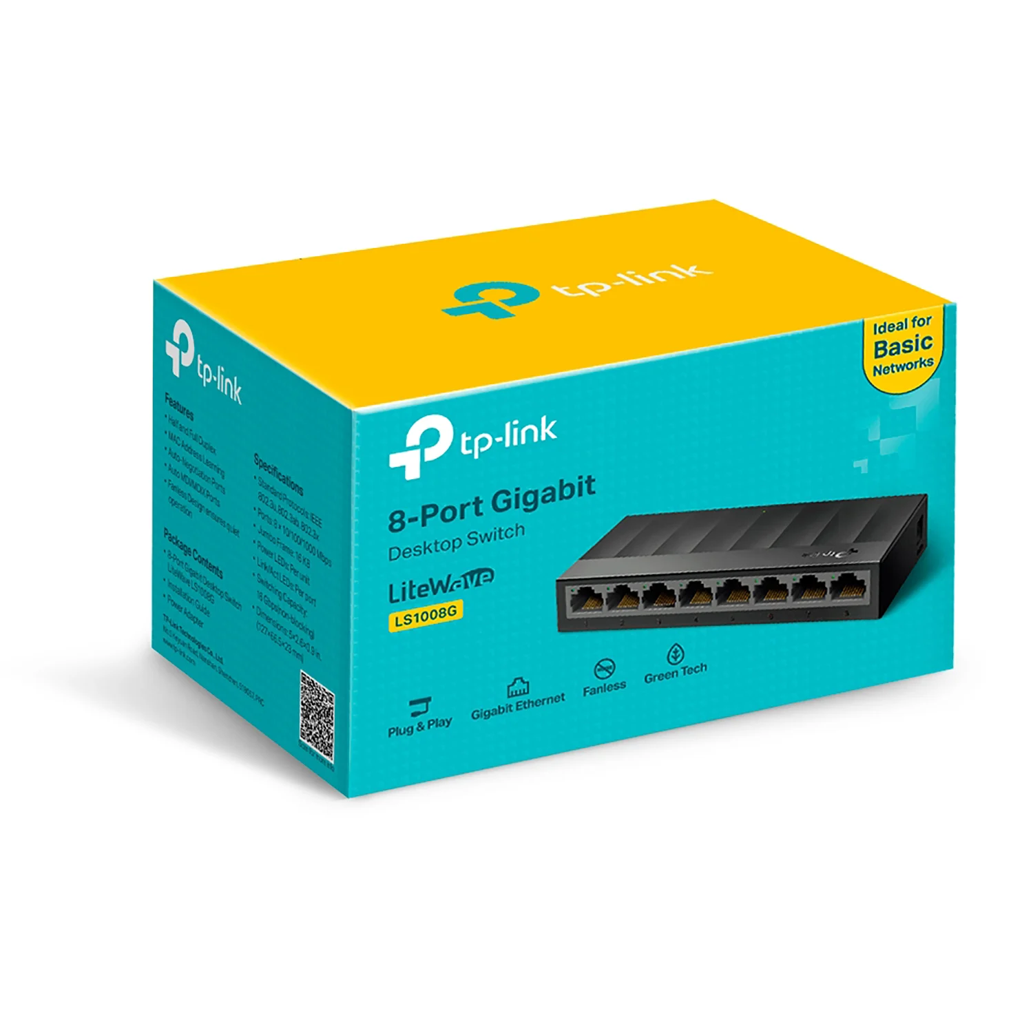 SWITCH TP-LINK LS1008G 10/100/1000 GIGABIT