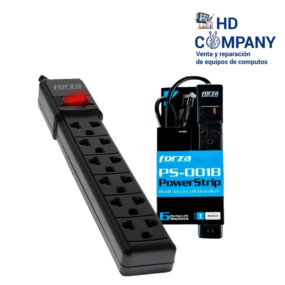 Supresor de pico FORZA FPS-001B 6 tomas