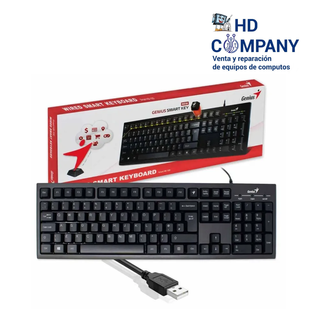 TECLADO ALAMBRICO GENIUS SMART KB-100