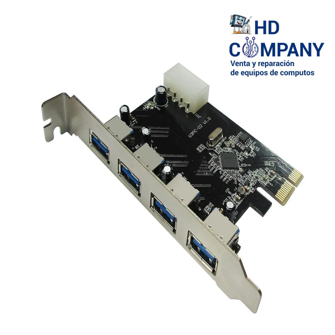 Tarjeta PCI USB interna 4 puertos 3.0