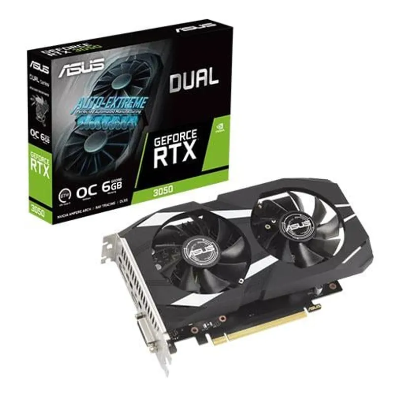 Tarjeta de Video ASUS Dual GeForce RTX3050 6G GDDR6