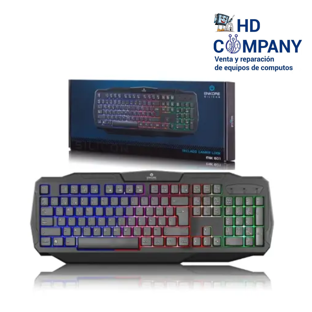 Teclado gamer ENKORE epsilon ENK600 usb retroiluminado