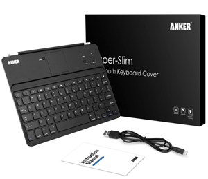 Teclado superslim ANKER COVER bluetooth | p/ iPad 4 / 3 / 2