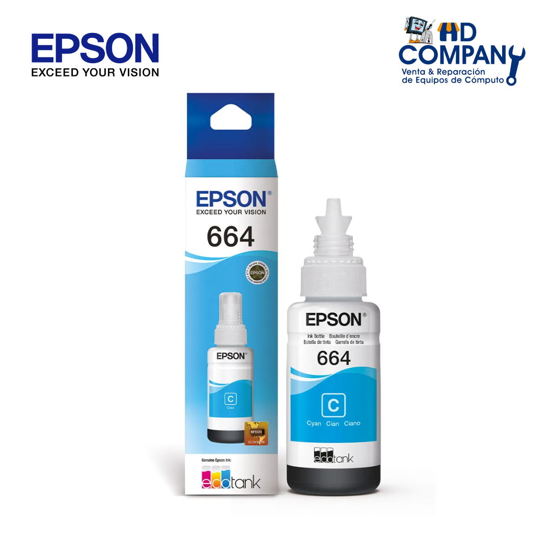 Tinta EPSON T6642 cyan | bulk