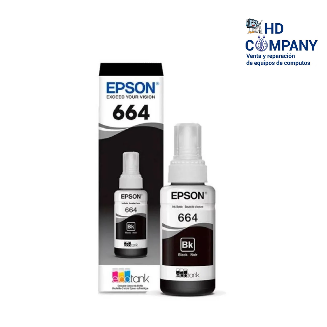 Tinta INKORE PARA EPSON T664  T674 Negro| caja