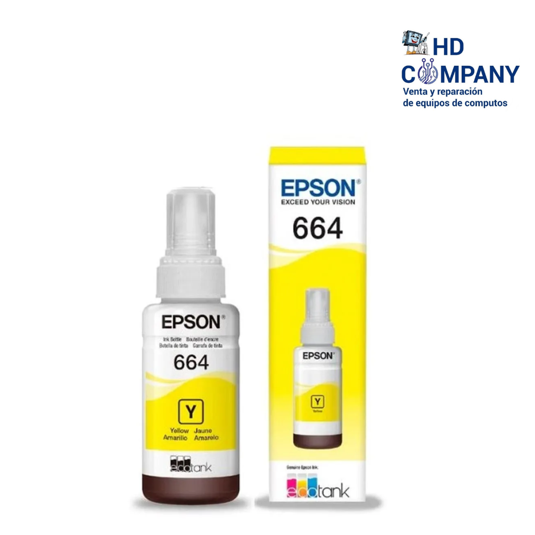 Tinta INKORE PARA EPSON T664  T674 Yelow| caja