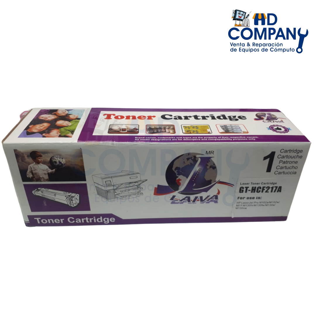 Toner compatible 17A CF217A / para hp